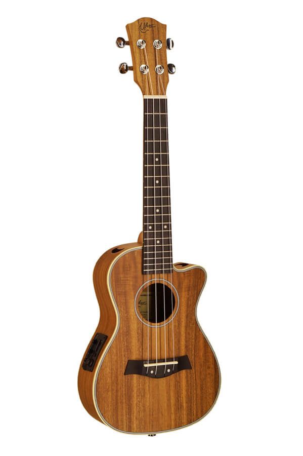 ukulele koa, elektrische ukulele, konzert ukulele