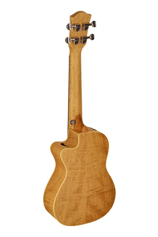 okoume ukulele, elektrische ukulele, konzert ukulele